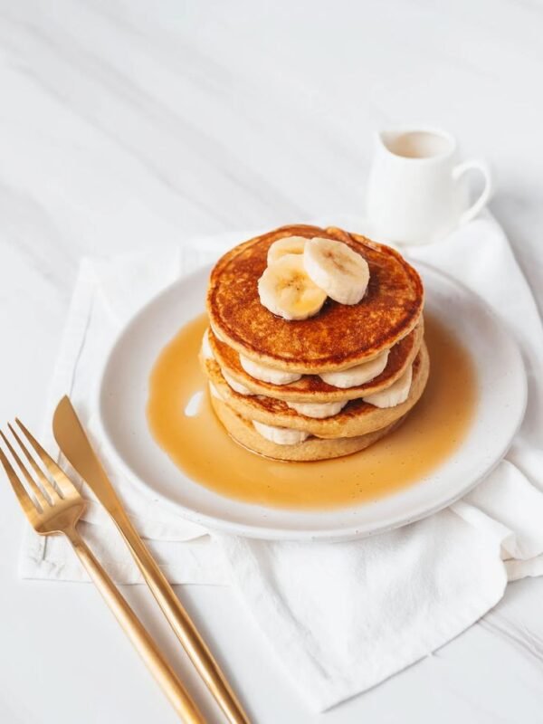 High-Protein Oat & Egg Pancakes