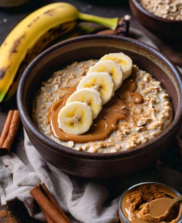 Plant-Based Soya & Peanut Butter Oats (No Powder / No Egg)