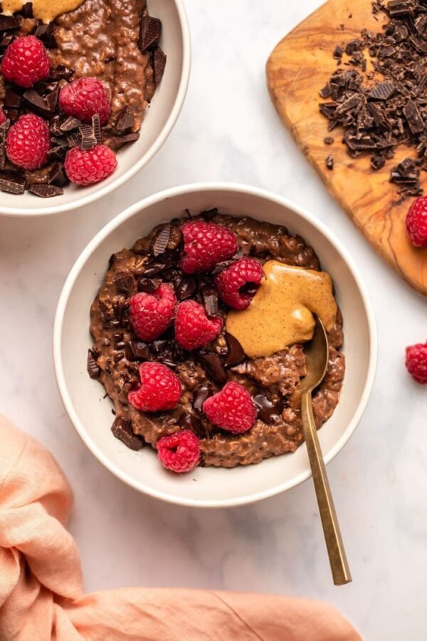 Best Ever Chocolate Oatmeal | SO Creamy